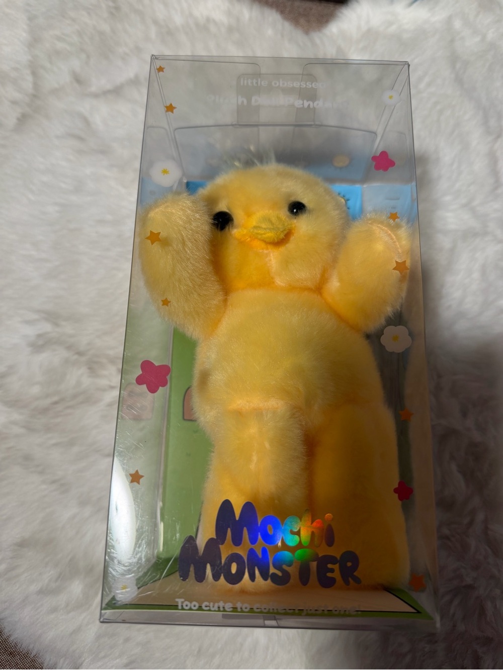 Mochi Monster Yellow Plush Chick - Soft Kids Toy